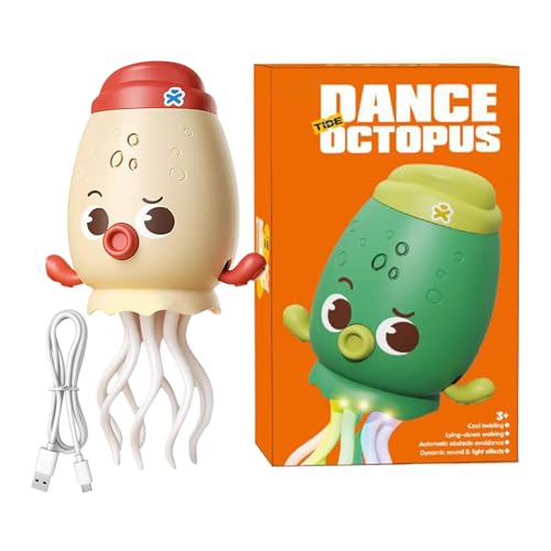 Gupcaqosjw Tanzspielzeug,Kinder Tanzender Oktopus Musikspielzeug - Leuchtende Tierfigur Interaktiv Mit Automatischer Hindernisvermeidung Für Kinder Tag Und Nacht Spielen Gupcaqosjw Tanzspielzeug,Kinder Tanzender Oktopus Musikspielzeug - Leuchtende Tierfigur Interaktiv Mit Automatischer Hindernisvermeidung Für Kinder Tag Und Nacht Spielen von Gupcaqosjw