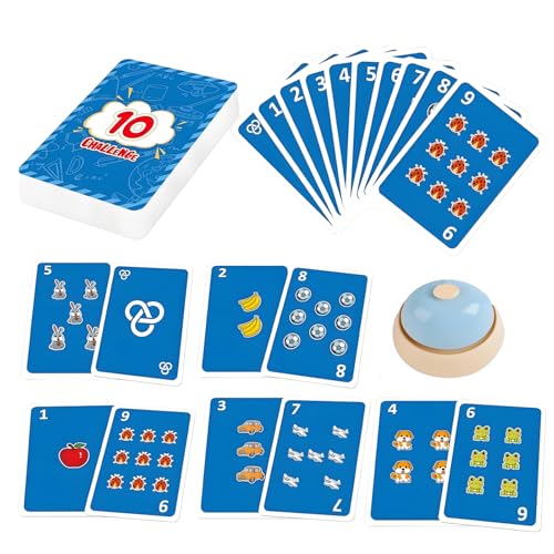 Gupcaqosjw Zahlen Lernkarten, Mathe-Lernspiel für Kindergartenkinder, 0-10 Mathe-Grundlagen Addition & Subtraktion Lernkarten Für Vorschulkinder von Gupcaqosjw