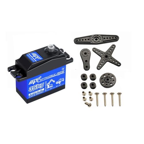 Guriayus 180 W, Hohes Drehmoment, 35 Kg, Wasserdichter Metallgetriebe-Digitalservo für 1/8 1:10 RC-Kletter-Sasquatch-Roboter, Einfach zu Bedienen Guriayus 180 W, Hohes Drehmoment, 35 Kg, Wasserdichter Metallgetriebe-Digitalservo für 1/8 1:10 RC-Kletter-Sasquatch-Roboter, Einfach zu Bedienen von Guriayus