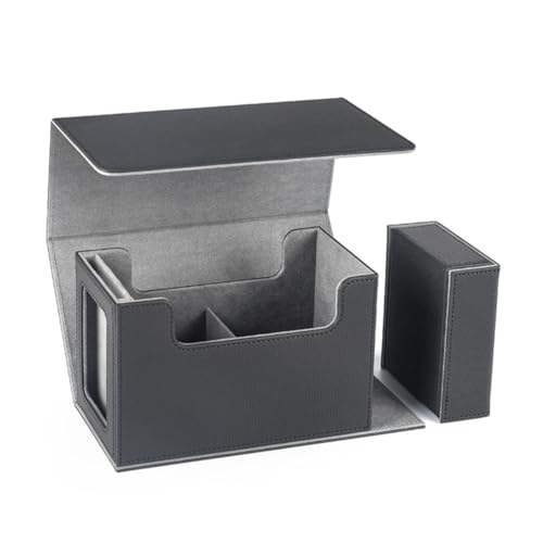 Guriayus Kartenspielbox mit Sichtfenster, Kartenspielhülle mit Würfelfach, Kartenaufbewahrungsbox, 35pt Magnetischer Kartenhalter, Guriayus Kartenspielbox mit Sichtfenster, Kartenspielhülle mit Würfelfach, Kartenaufbewahrungsbox, 35pt Magnetischer Kartenhalter, von Guriayus
