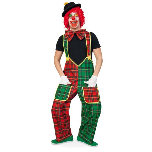 FASCHING 10858 Kostüm McCheck Clown-Hose Latzhose Clown NEU/OVP: Größe: M von Gurimotex