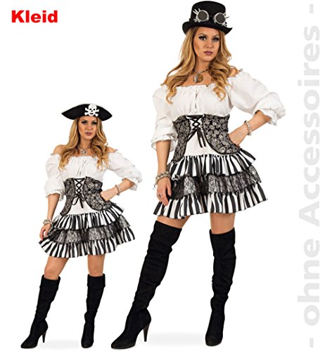 NEU Damen-Kostüm Gwendolyn, schwarz-weiß Gr. 38 NEU Damen-Kostüm Gwendolyn, schwarz-weiß Gr. 38 von Gurimotex
