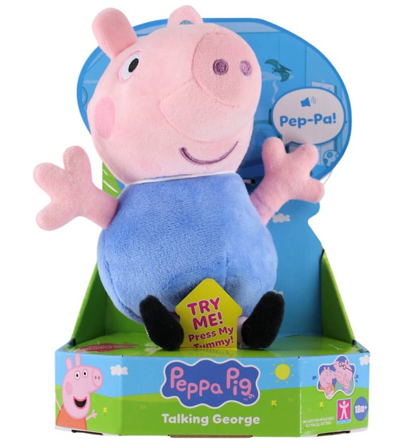 Peppa Wutz Kuscheltier m. Ton - 20 cm - Sprechen George - Gurli Gris - One Size - Kuscheltiere Peppa Wutz Kuscheltier m. Ton - 20 cm - Sprechen George - Gurli Gris - One Size - Kuscheltiere von Gurli Gris