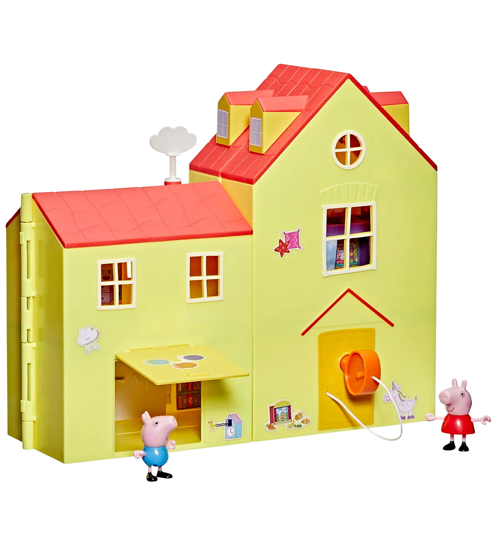 Peppa Wutz Puppenhaus - 80 cm - Peppas BIG Familienhaus - Gurli Gris - One Size - Puppenhauser Peppa Wutz Puppenhaus - 80 cm - Peppas BIG Familienhaus - Gurli Gris - One Size - Puppenhauser von Gurli Gris