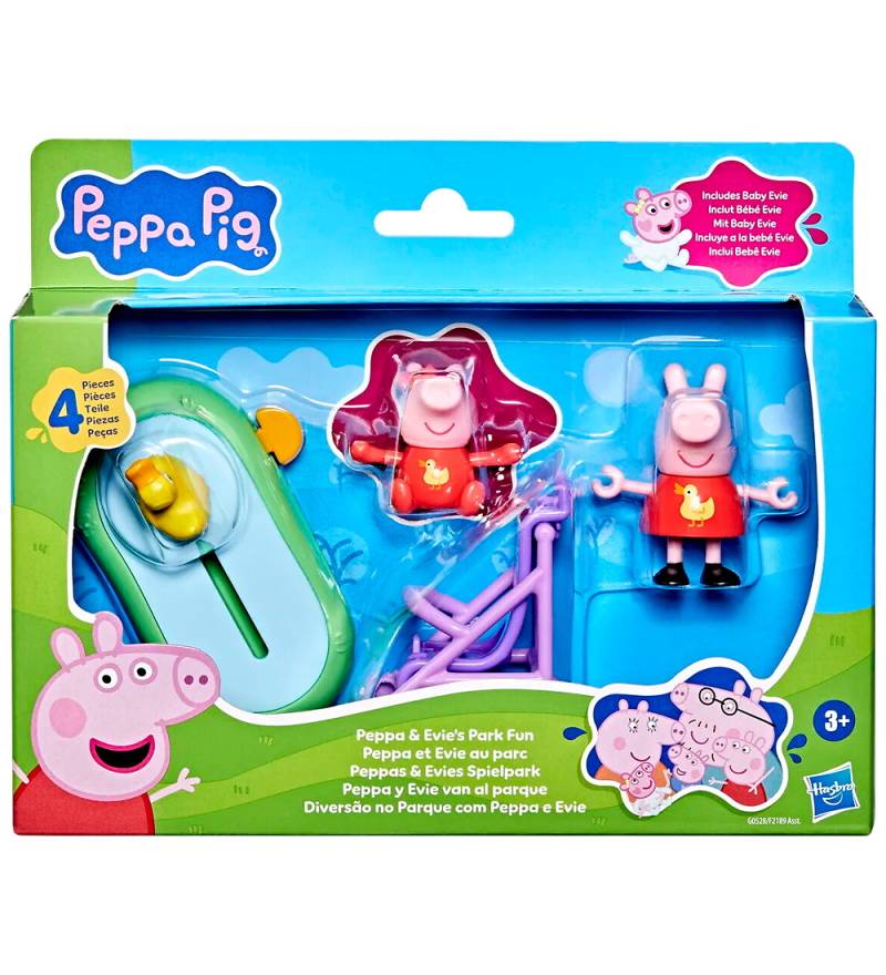 Peppa Wutz Spielfiguren - 4 st. - Peppa & Evies Park Fun - Gurli Gris - One Size - Spielzeugfiguren Peppa Wutz Spielfiguren - 4 st. - Peppa & Evies Park Fun - Gurli Gris - One Size - Spielzeugfiguren von Gurli Gris