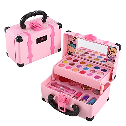 Kinder Make-up-Set Für Mädchen, 30PCS Waschbar Schminkkoffer Mädchen Spielen Makeup Set Spielzeug Mit Echtem Kosmetikkoffer Geschenk Für Mädchen 3 4 5 6 7 8 9 10+ Jährige Kinder Make-up-Set Für Mädchen, 30PCS Waschbar Schminkkoffer Mädchen Spielen Makeup Set Spielzeug Mit Echtem Kosmetikkoffer Geschenk Für Mädchen 3 4 5 6 7 8 9 10+ Jährige von Gusengo