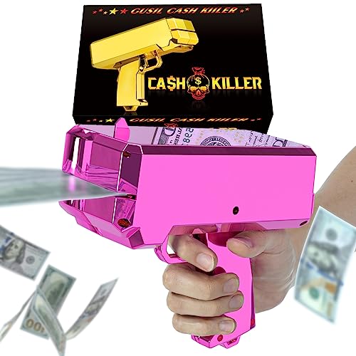 Geldpistole, Schießer – Gusil Cash Cannon Bills Gun macht es Regen, Spielzeugpistole, Handheld-Spary Cash Gun für Spielfilme, Partyzubehör Geldpistole, Schießer – Gusil Cash Cannon Bills Gun macht es Regen, Spielzeugpistole, Handheld-Spary Cash Gun für Spielfilme, Partyzubehör von Gusil