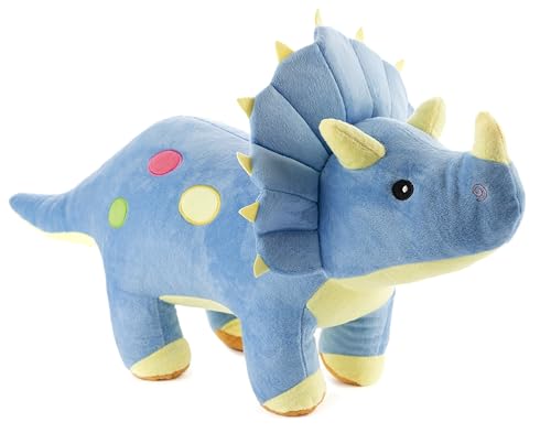 Gustaw Dino Alex Kuscheltier Groß XXL, Dinosaurier Gross Plüschtier Spielzeug Stofftier Plüschtier Dekoration, Kinder - XXL Dino EDI Tyrannosaurus Plüschsaurier (Blau, 120cm) von Gustaw