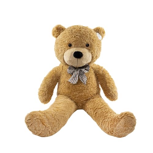 Gustaw Teddybär Groß XXL Classico - Plüschbär, Kuschelbär XXL Plüschtier, Spielgefährte und Deko in einem - Stofftier, Plüschtier Kuscheltier Giant Teddy Bear (Beige, 70cm) von Gustaw