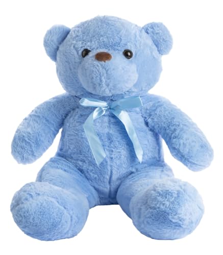 Gustaw Teddybär Groß XXL Dulce - Plüschbär, Kuschelbär XXL Plüschtier, Spielgefährte und Deko in einem - Stofftier, Plüschtier Kuscheltier Giant Teddy Bear (Blau, 70cm) von Gustaw