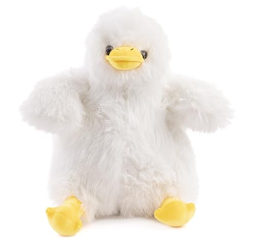 Gustaw Teddybär Groß XXL Ente Grand - Plüschbär, Kuschelbär XXL Plüschtier, Spielgefährte und Deko in einem - Stofftier, Plüschtier Kuscheltier Teddy (Weiß, 75cm) von Gustaw