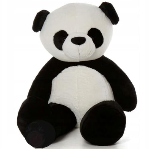 Gustaw Teddybär Groß XXL Panda - Plüschbär, Kuschelbär XXL Plüschtier, Spielgefährte und Deko in einem - Stofftier, Plüschtier Kuscheltier Giant Teddy Bear (weiß und schwarz, 70cm) von Gustaw