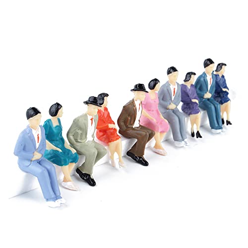 10 STK. Sitzende Figuren Spur 1 Miniaturen 1:32 Menschen Fahrgäste Männer Frauen 10 STK. Sitzende Figuren Spur 1 Miniaturen 1:32 Menschen Fahrgäste Männer Frauen von Gutshof miniaturen