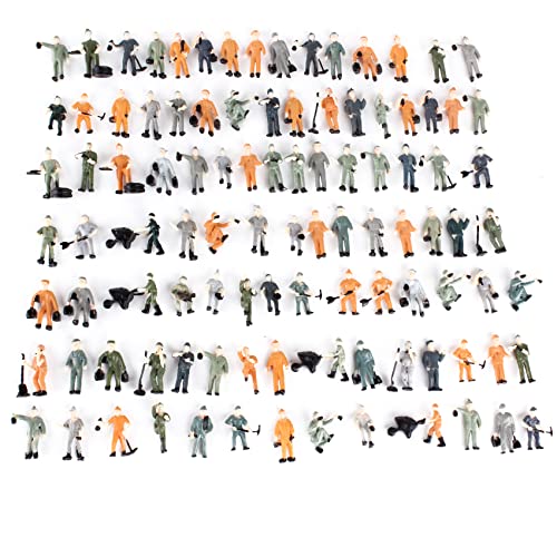 100 STK Modelleisenbahn Figuren H0 1:87 Arbeiter Bauarbeiter Modellbau Miniaturen 100 STK Modelleisenbahn Figuren H0 1:87 Arbeiter Bauarbeiter Modellbau Miniaturen von Gutshof miniaturen