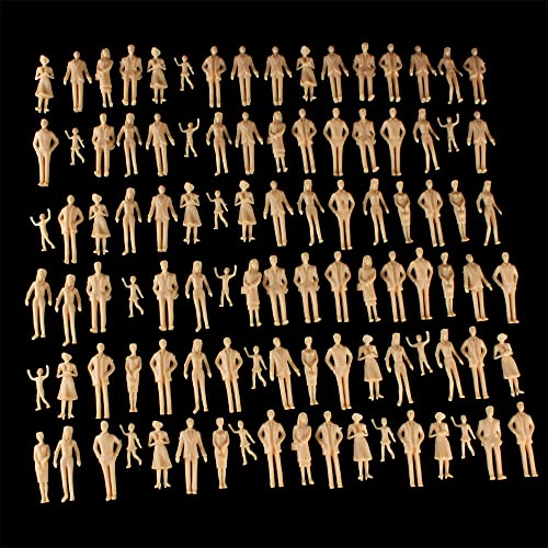 100 STK. Stehende Modellbau Figuren 1:35 Miniaturfiguren Maßstab 1:32 Menschen von Gutshof miniaturen