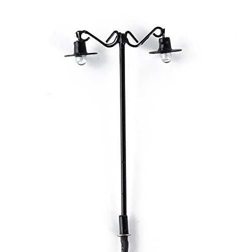 Gutshof miniaturen 10 STK. Lampen Laternen Spur H0 12V doppel-flammig Modellbau Laterne Licht 1:87 von Gutshof miniaturen