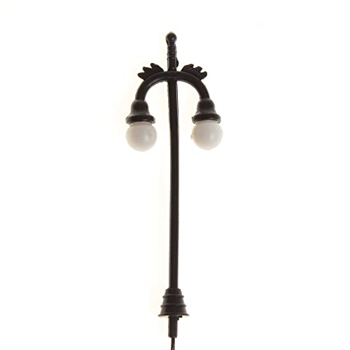 Gutshof miniaturen 10 STK. Modelleisenbahn Lampen LED Zubehör 1:87 Plastik Laternen LED Leuchten H0 von Gutshof miniaturen
