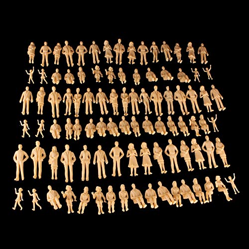 Gutshof miniaturen 100 STK. Modellbau Figuren 1:24 Architektur Figuren Maßstab 1:24 1:25 Zubehör von Gutshof miniaturen