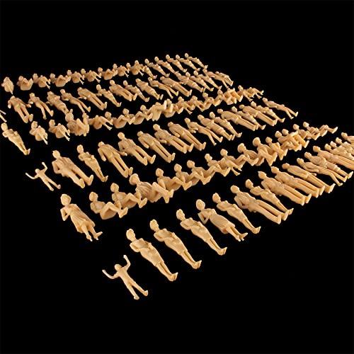 Gutshof miniaturen 100 STK. unbemalte Modellbau Figuren 1:32 Spur 1 Maßstab Figuren stehende sitzende von Gutshof miniaturen