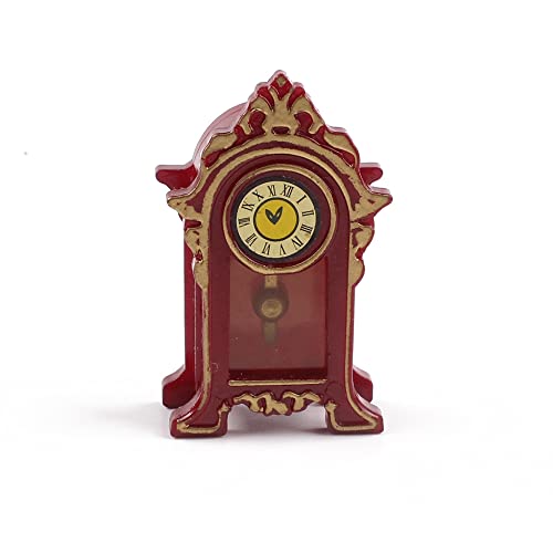 Puppenhaus Puppenstube Uhr Pendeluhr 1:12 Miniaturen Zubehör 1zu12 Miniatur Uhr von Gutshof miniaturen