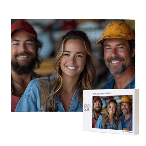 Personalisierte Holzpuzzle mit Eigenem Foto - 1000 Teile, Erwachsene Benutzerdefiniertes Geschenk, Gestalte Dein individuelles Fotopuzzle für Geburtstage, Valentinstag & Hochzeiten Puzzles E-199 Personalisierte Holzpuzzle mit Eigenem Foto - 1000 Teile, Erwachsene Benutzerdefiniertes Geschenk, Gestalte Dein individuelles Fotopuzzle für Geburtstage, Valentinstag & Hochzeiten Puzzles E-199 von Guuogxan