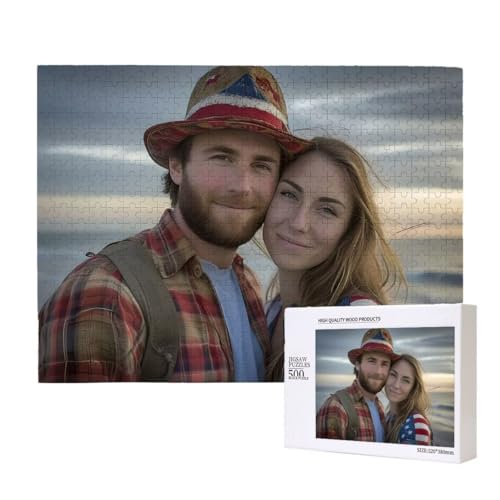 Personalisierte Holzpuzzle mit Eigenem Foto - 120 Teile, Erwachsene Benutzerdefiniertes Geschenk, Gestalte Dein individuelles Fotopuzzle für Geburtstage, Valentinstag & Hochzeiten Puzzles E-24 Personalisierte Holzpuzzle mit Eigenem Foto - 120 Teile, Erwachsene Benutzerdefiniertes Geschenk, Gestalte Dein individuelles Fotopuzzle für Geburtstage, Valentinstag & Hochzeiten Puzzles E-24 von Guuogxan