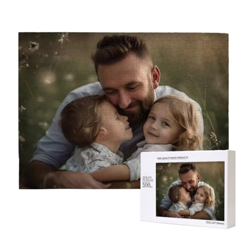 Personalisierte Holzpuzzle mit Eigenem Foto - 2000 Teile, Erwachsene Benutzerdefiniertes Geschenk, Gestalte Dein individuelles Fotopuzzle für Geburtstage, Valentinstag & Hochzeiten Puzzles E-65 von Guuogxan