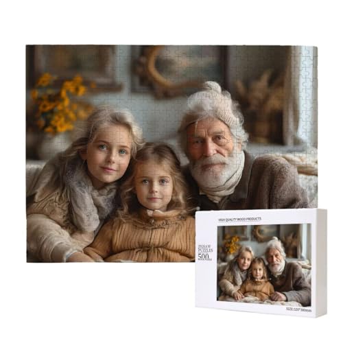 Personalisierte Holzpuzzle mit Eigenem Foto - 300 Teile, Erwachsene Benutzerdefiniertes Geschenk, Gestalte Dein individuelles Fotopuzzle für Geburtstage, Valentinstag & Hochzeiten Puzzles E-128 Personalisierte Holzpuzzle mit Eigenem Foto - 300 Teile, Erwachsene Benutzerdefiniertes Geschenk, Gestalte Dein individuelles Fotopuzzle für Geburtstage, Valentinstag & Hochzeiten Puzzles E-128 von Guuogxan