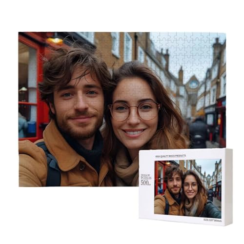 Personalisierte Holzpuzzle mit Eigenem Foto - 300 Teile, Erwachsene Benutzerdefiniertes Geschenk, Gestalte Dein individuelles Fotopuzzle für Geburtstage, Valentinstag & Hochzeiten Puzzles E-93 Personalisierte Holzpuzzle mit Eigenem Foto - 300 Teile, Erwachsene Benutzerdefiniertes Geschenk, Gestalte Dein individuelles Fotopuzzle für Geburtstage, Valentinstag & Hochzeiten Puzzles E-93 von Guuogxan