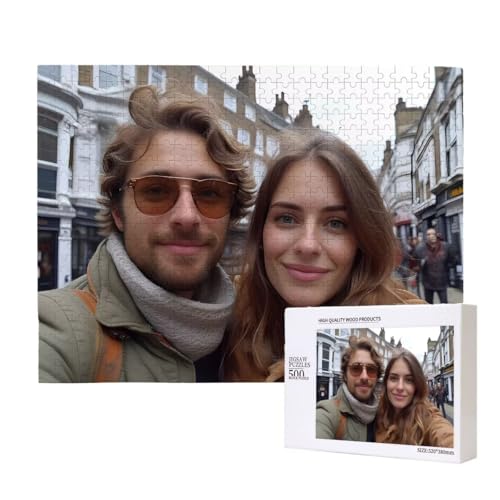 Personalisierte Holzpuzzle mit Eigenem Foto - 300 Teile, Erwachsene Benutzerdefiniertes Geschenk, Gestalte Dein individuelles Fotopuzzle für Geburtstage, Valentinstag & Hochzeiten Puzzles E-94 Personalisierte Holzpuzzle mit Eigenem Foto - 300 Teile, Erwachsene Benutzerdefiniertes Geschenk, Gestalte Dein individuelles Fotopuzzle für Geburtstage, Valentinstag & Hochzeiten Puzzles E-94 von Guuogxan