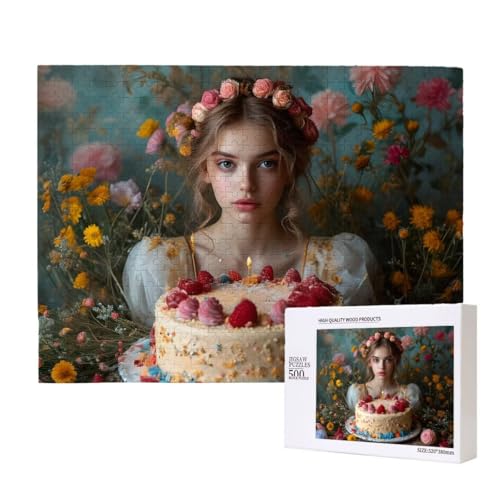 Personalisierte Holzpuzzle mit Eigenem Foto - 35 Teile, Erwachsene Benutzerdefiniertes Geschenk, Gestalte Dein individuelles Fotopuzzle für Geburtstage, Valentinstag & Hochzeiten Puzzles E-126 von Guuogxan