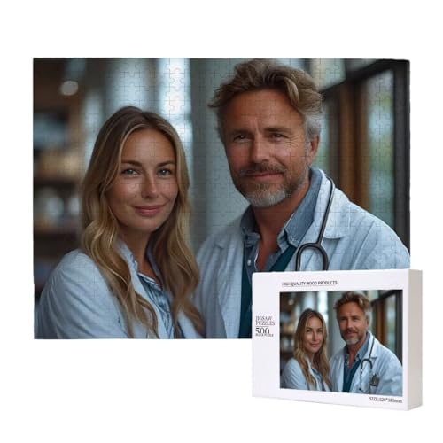 Personalisierte Holzpuzzle mit Eigenem Foto - 35 Teile, Erwachsene Benutzerdefiniertes Geschenk, Gestalte Dein individuelles Fotopuzzle für Geburtstage, Valentinstag & Hochzeiten Puzzles E-39 Personalisierte Holzpuzzle mit Eigenem Foto - 35 Teile, Erwachsene Benutzerdefiniertes Geschenk, Gestalte Dein individuelles Fotopuzzle für Geburtstage, Valentinstag & Hochzeiten Puzzles E-39 von Guuogxan