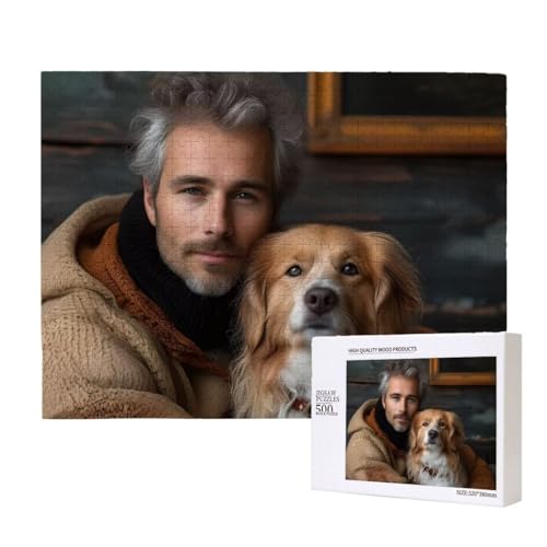 Personalisiertes Foto-Puzzle 35/70/120/200/300/500/1000/1500/2000/3000 Teile, Fotopuzzle Selbst Gestalten, Individuelles Puzzle mit Bild, für Geburtstage Weihnachten Original Geschenk, 70Pcs t-106 von Guuogxan