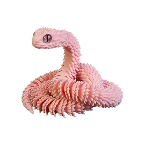 3D Printed Articulated Snake, Flexible Desktop Pet Collectible, Creative 3D Animal Model, Realistic Movable Ornament for Kids, Girls, Adults, Unique Fidget Toy and Desk Decoration, Resin 3D Printed Articulated Snake, Flexible Desktop Pet Collectible, Creative 3D Animal Model, Realistic Movable Ornament for Kids, Girls, Adults, Unique Fidget Toy and Desk Decoration, Resin von Gvblkq
