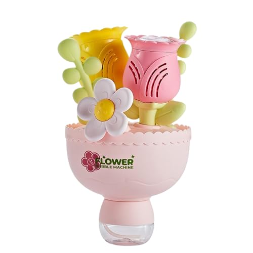 Bubble Machine for Kids, Flower Bouquet Bubble Maker Interactive Toys, Battery Operated Play Set with Bubbles Solution and Colorful Lights, Fun Outdoor Activity for Backyard, Garden Bubble Machine for Kids, Flower Bouquet Bubble Maker Interactive Toys, Battery Operated Play Set with Bubbles Solution and Colorful Lights, Fun Outdoor Activity for Backyard, Garden von Gvblkq