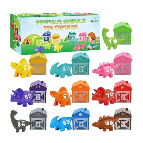 Color Sorting Toys, Dinosaur Sorting Games, Helps with Fine Motor Skills, Cognitive Homeschool Activities, Preschool Learning Toys, Educational for Preschoolers, 12.64x5.35x2.44 in Color Sorting Toys, Dinosaur Sorting Games, Helps with Fine Motor Skills, Cognitive Homeschool Activities, Preschool Learning Toys, Educational for Preschoolers, 12.64x5.35x2.44 in von Gvblkq