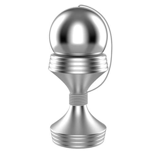 Fingertip Toy, Metal Ball Spinner, Sensory Skill-Building Gadget, Aluminum Alloy, Hand-Eye Coordination, Educational Game, Goodie Bag Filler for Boys, Girls and Adults, 2.5x3.7cm Fingertip Toy, Metal Ball Spinner, Sensory Skill-Building Gadget, Aluminum Alloy, Hand-Eye Coordination, Educational Game, Goodie Bag Filler for Boys, Girls and Adults, 2.5x3.7cm von Gvblkq