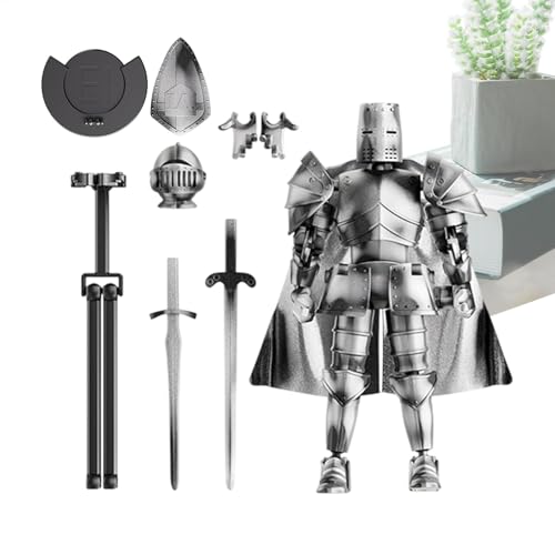 Gvblkq Action Figure Model, Multi-Jointed Medieval Knight Full Body Model, Flexible Statue Movable Figurine with 360 Degree Rotating Head for Dining Table, 5.51x5.2 inches Gvblkq Action Figure Model, Multi-Jointed Medieval Knight Full Body Model, Flexible Statue Movable Figurine with 360 Degree Rotating Head for Dining Table, 5.51x5.2 inches von Gvblkq