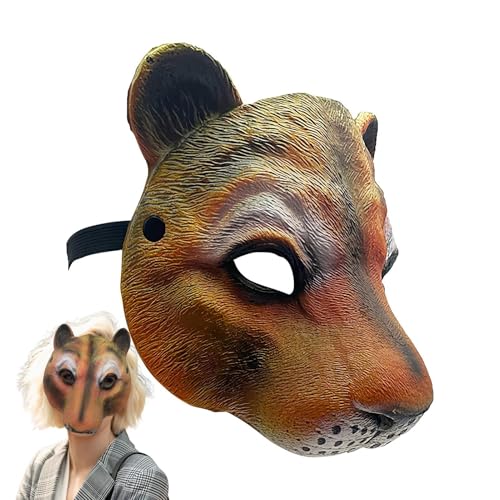 Gvblkq Animal Face Cover, Realistic Leopard Costume, Dress-Up Accessories with Lifelike Design for Family Events, Theater Performance, Christmas Celebration, Holiday Photoshoot, Party Stage Fun Gvblkq Animal Face Cover, Realistic Leopard Costume, Dress-Up Accessories with Lifelike Design for Family Events, Theater Performance, Christmas Celebration, Holiday Photoshoot, Party Stage Fun von Gvblkq
