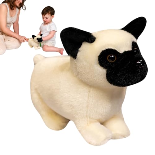 Gvblkq Bulldog Plush, Cute Bulldog Stuffed Toy, Plush 7.1 Inch Soft Doll, Collectible Model Figure, Decorative for Kids Adults, Bedroom Sofa Car Home Decor, Valentine Birthday Gift, 18cm von Gvblkq