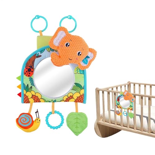 Gvblkq Car Seat Toys, Baby Car Mirror with Hanging Pendants, Cute Sedan Seat Pendant Toy, Soft and Design, 1 Set for Babies, Kids, Newborns, Entertainment The Go Gvblkq Car Seat Toys, Baby Car Mirror with Hanging Pendants, Cute Sedan Seat Pendant Toy, Soft and Design, 1 Set for Babies, Kids, Newborns, Entertainment The Go von Gvblkq
