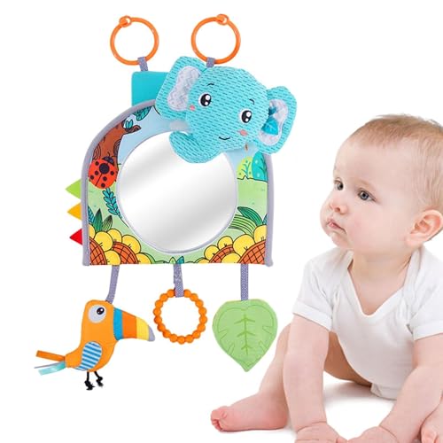 Gvblkq Car Seat Toys, Baby Car Mirror with Hanging Pendants, Cute Sedan Seat Pendant Toy, Soft and Design, 1 Set for Babies, Kids, Newborns, Entertainment The Go Gvblkq Car Seat Toys, Baby Car Mirror with Hanging Pendants, Cute Sedan Seat Pendant Toy, Soft and Design, 1 Set for Babies, Kids, Newborns, Entertainment The Go von Gvblkq