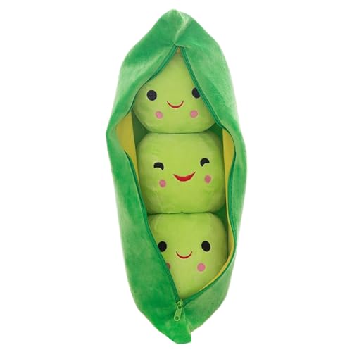 Gvblkq Cute PEA Stuffed Toys, Cute Cartoon Plant Cuddle Snuggle, Soft Comfortable Doll Figure with Face Expression for Kids Hugging, Adorable PEA Pod Design Gvblkq Cute PEA Stuffed Toys, Cute Cartoon Plant Cuddle Snuggle, Soft Comfortable Doll Figure with Face Expression for Kids Hugging, Adorable PEA Pod Design von Gvblkq