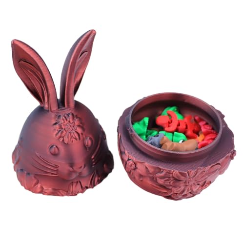 Gvblkq Easter Eggs Filled, Bunny Egg Decorative Ornaments, Empty Animal Fidget Toys, Easter Basket Stuffers, Home Desk Decor, for Kids, Holiday Celebration, 3.94x3.94x7.09in Gvblkq Easter Eggs Filled, Bunny Egg Decorative Ornaments, Empty Animal Fidget Toys, Easter Basket Stuffers, Home Desk Decor, for Kids, Holiday Celebration, 3.94x3.94x7.09in von Gvblkq