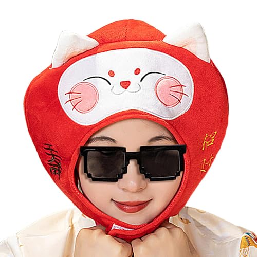 Gvblkq Glückskatze Kopfbedeckung Plüsch Katze Kostüm Katze Maskerade Kopfbedeckung Halloween Katze Kopfbedeckung Bequeme Glückskatze Kopfbedeckung Glückskatze Kostüm Hut Weiche Plüsch Katze Gvblkq Glückskatze Kopfbedeckung Plüsch Katze Kostüm Katze Maskerade Kopfbedeckung Halloween Katze Kopfbedeckung Bequeme Glückskatze Kopfbedeckung Glückskatze Kostüm Hut Weiche Plüsch Katze von Gvblkq