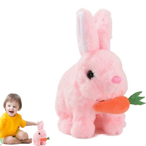 Gvblkq Hopping Bunny Toy, Colorful Electronic Plush, Plush Material, Funny Moving Animal Doll, Interactive Easter for Kids &, 17x10x17cm, Adorable Design Gvblkq Hopping Bunny Toy, Colorful Electronic Plush, Plush Material, Funny Moving Animal Doll, Interactive Easter for Kids &, 17x10x17cm, Adorable Design von Gvblkq