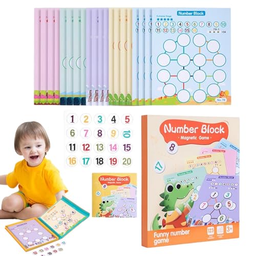 Gvblkq Kindergarten Math Toy, Magnetic Math Aids and Learning Accessories, Engaging Educational Supplies for Classroom and Home, Hands-On Learning Tool, Perfect for School, and Travel Gvblkq Kindergarten Math Toy, Magnetic Math Aids and Learning Accessories, Engaging Educational Supplies for Classroom and Home, Hands-On Learning Tool, Perfect for School, and Travel von Gvblkq