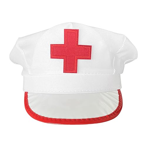 Gvblkq Krankenschwester-Kostüm-Hut, Vintage-Krankenschwestermütze, Retro-Krankenschwestermütze für Halloween, Stillkostüm, Bühnenspiel, Outfitfun Krankenschwestern, Abschlusszubehör, Gastgeschenke für Gvblkq Krankenschwester-Kostüm-Hut, Vintage-Krankenschwestermütze, Retro-Krankenschwestermütze für Halloween, Stillkostüm, Bühnenspiel, Outfitfun Krankenschwestern, Abschlusszubehör, Gastgeschenke für von Gvblkq