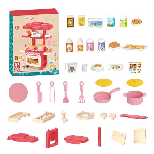 Gvblkq Pretend Play Kitchen Set Play Food and Utensils Cooking Toy for Kitchen Role Play Set Toddler Kitchen Accessories Girls Pretend Cooking Toys Educational Play Kitchen Set Pretend FOO Gvblkq Pretend Play Kitchen Set Play Food and Utensils Cooking Toy for Kitchen Role Play Set Toddler Kitchen Accessories Girls Pretend Cooking Toys Educational Play Kitchen Set Pretend FOO von Gvblkq
