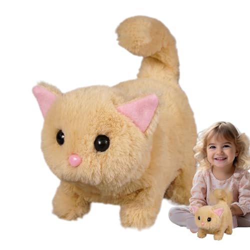 Gvblkq Robot Cat for Kids, Plush Realistic Electronic Cat, Interactive Stuffed Animal Toy, Robotic Kitten with Sounds and Movements, Ideal for Children, Fun Playtime Companion, 7.48x4.33x6.69 in Gvblkq Robot Cat for Kids, Plush Realistic Electronic Cat, Interactive Stuffed Animal Toy, Robotic Kitten with Sounds and Movements, Ideal for Children, Fun Playtime Companion, 7.48x4.33x6.69 in von Gvblkq